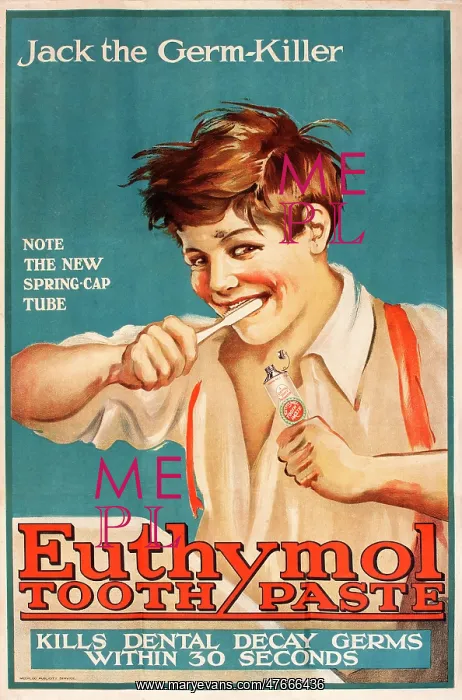 : Poster, Euthymol toothpaste : Poster, Euthymol toothpaste