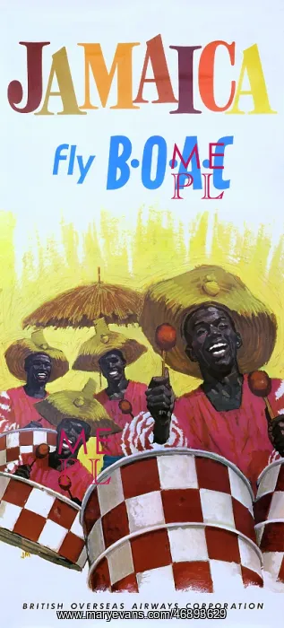 : Poster, Fly BOAC to Jamaica : Poster, Fly BOAC to Jamaica