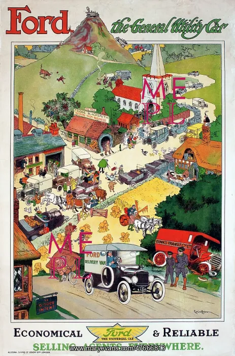 : Poster, Ford, The General Utility Car : Poster, Ford, The General Utility Car