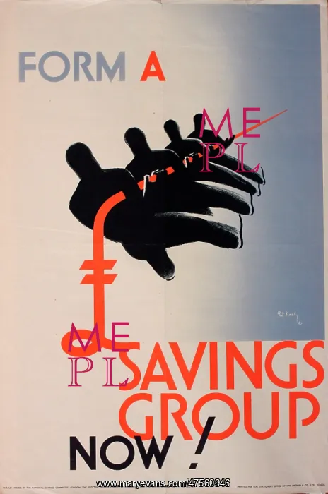  : Poster, Form a Savings Group Now!