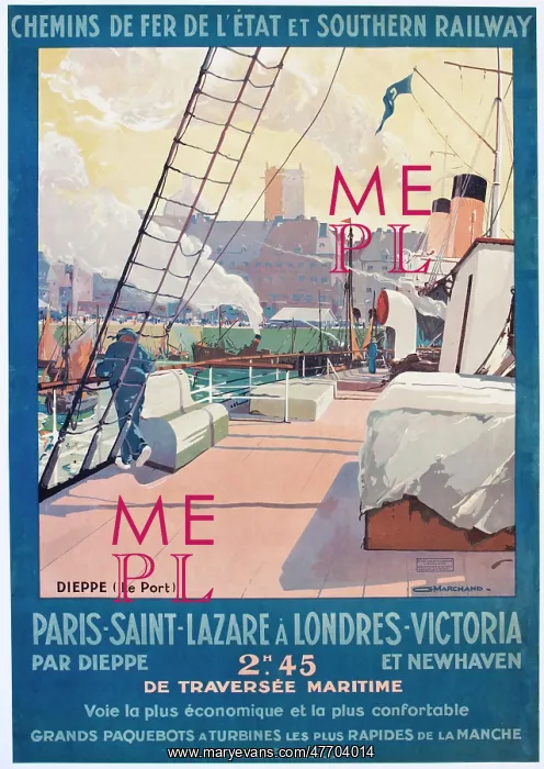 : Poster, French railways : Poster, French railways