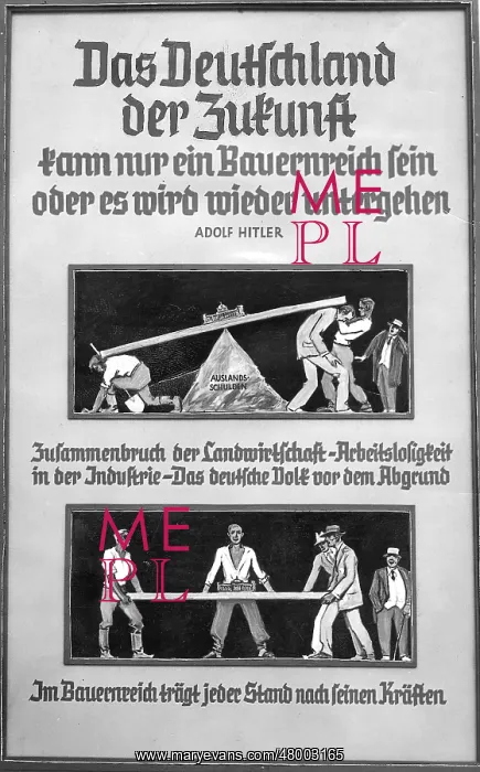 : Poster for the Green Week in 1934 : Poster for the Green Week in 1934