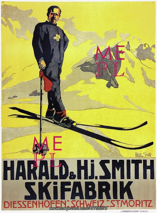 : Poster, Harald & Hj Smith Skifabrik : Poster, Harald & Hj Smith Skifabrik
