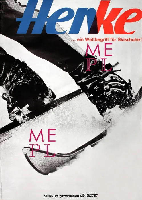  : Poster, Henke ski boots