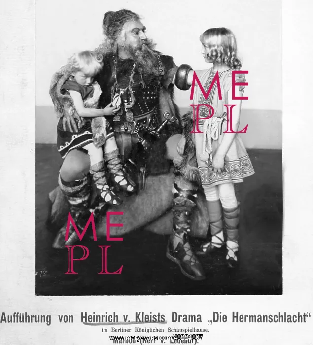 : Poster of The Hermannsschlacht, 1912 : Poster of The Hermannsschlacht, 1912