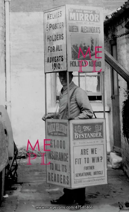  : Eight poster holder advertising