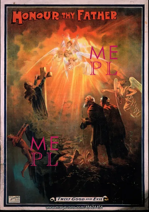  : Poster, Honour Thy Father, Twixt Good and Evil
