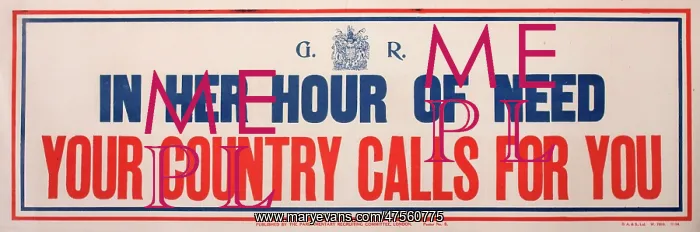  : Poster, In Her Hour of Need