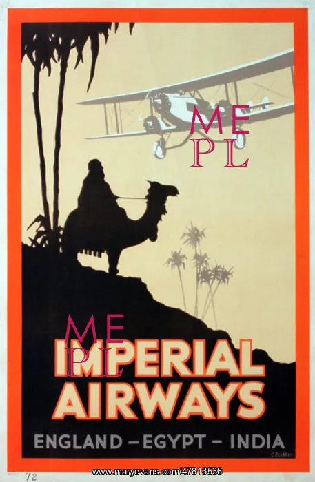 : Poster, Imperial Airways : Poster, Imperial Airways