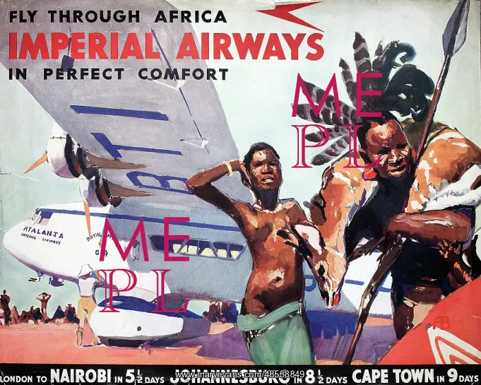 : Poster, Imperial Airways : Poster, Imperial Airways