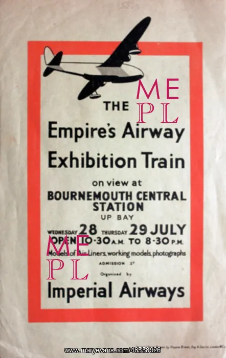 : Poster, Imperial Airways : Poster, Imperial Airways