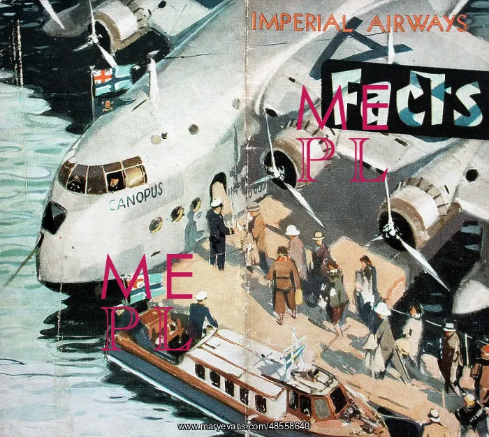 : Poster, Imperial Airways Facts : Poster, Imperial Airways Facts
