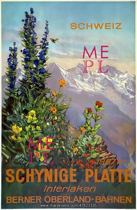 : Poster, Interlaken, Berne, Switzerland : Poster, Interlaken, Berne, Switzerland