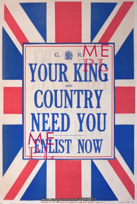 : Poster, Your King and Country Need You : Poster, Your King and Country Need You