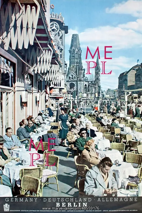  : Poster, Kurfurstendamm, Berlin, Germany