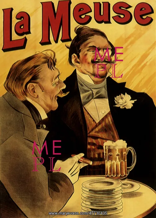  : Poster for La Meuse Beer