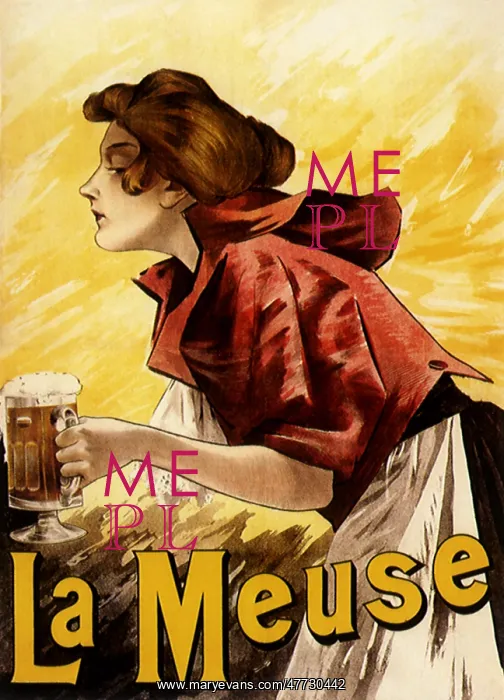 : Poster for La Meuse Beer : Poster for La Meuse Beer