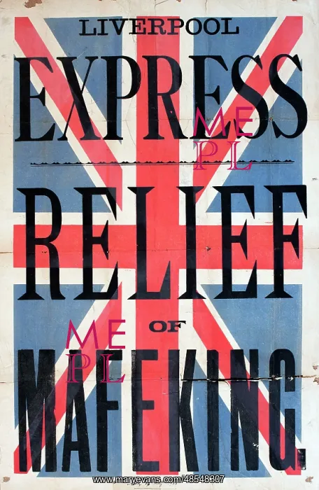 : Poster, Liverpool Express, Relief of Mafeking : Poster, Liverpool Express, Relief of Mafeking