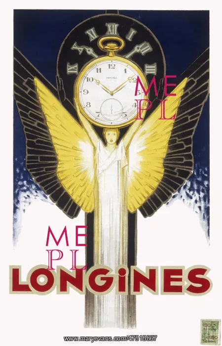 : poster for Longines watchmakers : poster for Longines watchmakers