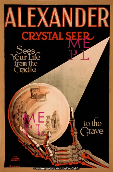 : Poster for magic act of Claude Alexander ? : Poster for magic act of Claude Alexander ?