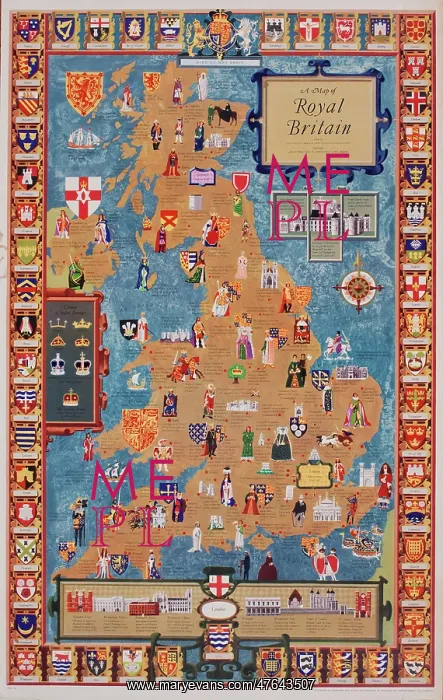 : Poster, Map of Royal Britain