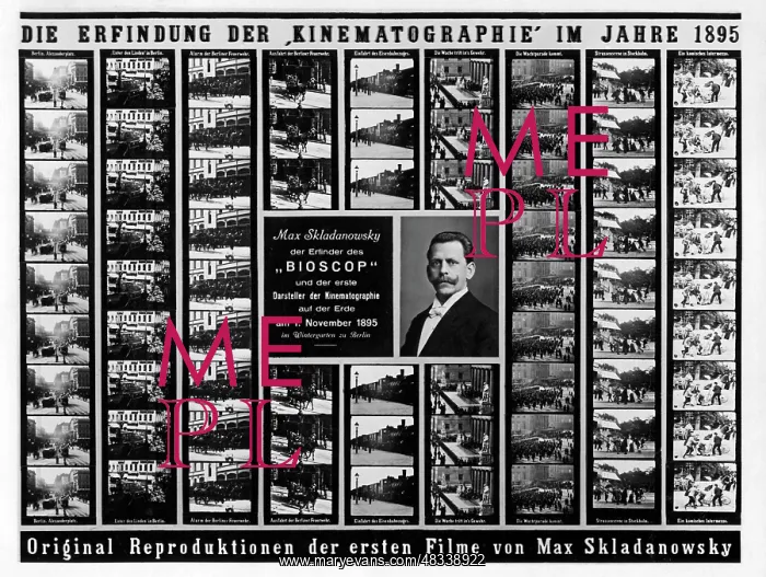 : Poster for Max Skladanowsky, 1895 : Poster for Max Skladanowsky, 1895