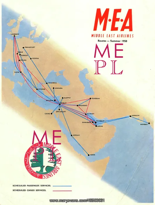  : Poster, Middle East Airlines