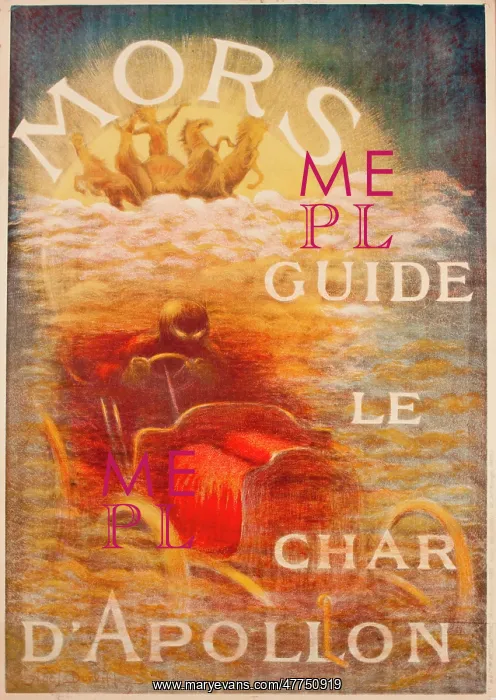  : Poster, Mors Guide, Le Char d'Apollon
