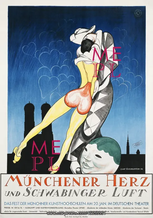 : Poster for a Munich party : Poster for a Munich party