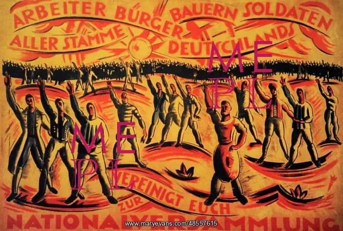 : Poster for the National Assembly elections, 1919 : Poster for the National Assembly elections, 1919