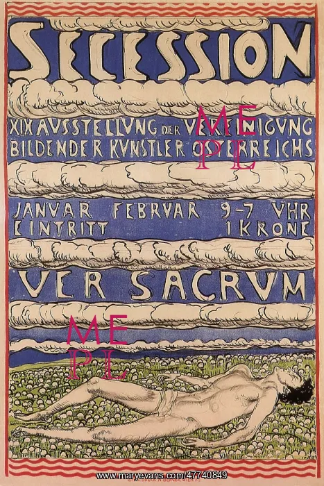: Poster for the Nineteenth Secession Exhibition : Poster for the Nineteenth Secession Exhibition
