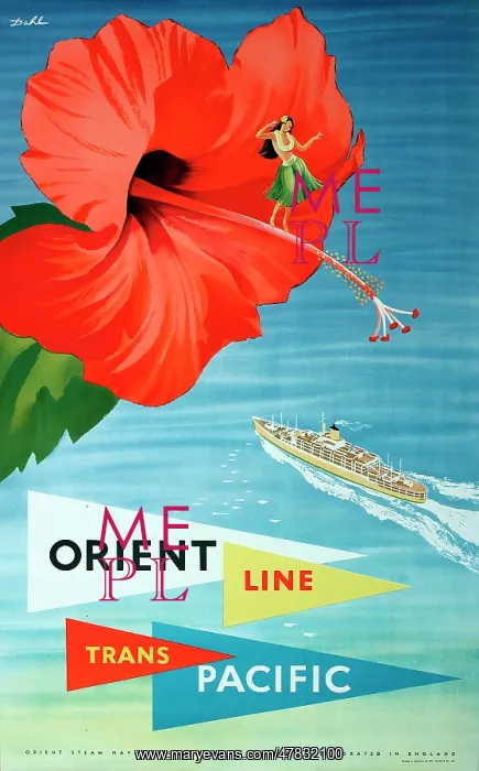  : Poster, Orient Line Trans Pacific