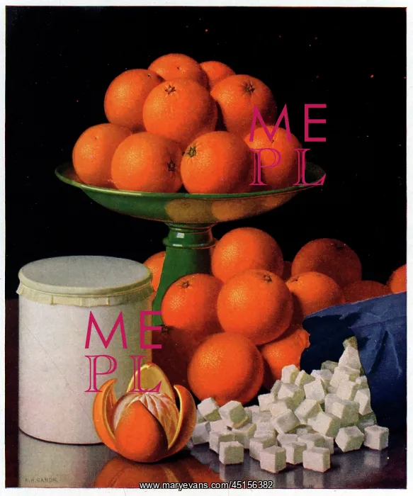 : Poster Page, Oranges and Sugar Cubes : Poster Page, Oranges and Sugar Cubes
