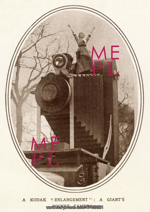 : Poster Pageant - Advert for Kodak, Pocket Camera 1920 : Poster Pageant - Advert for Kodak, Pocket Camera 1920