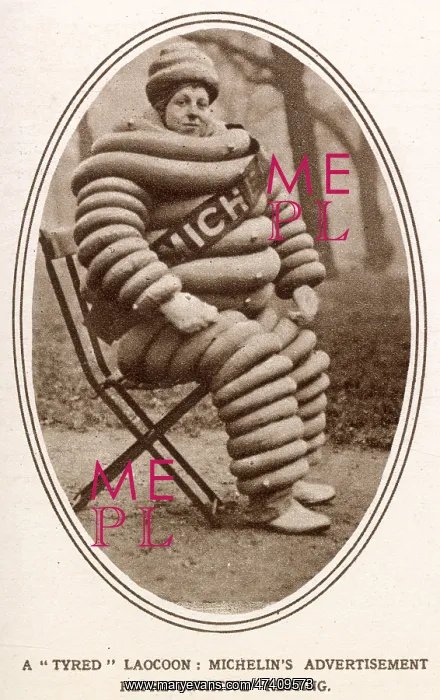 : Poster Pageant - Advert for Michelin Tyres 1920 : Poster Pageant - Advert for Michelin Tyres 1920