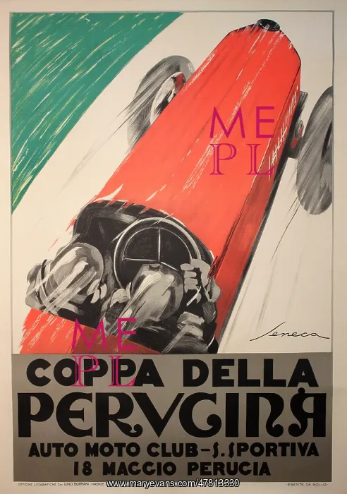 : Poster, Perugina Cup, Perugia, Italy : Poster, Perugina Cup, Perugia, Italy