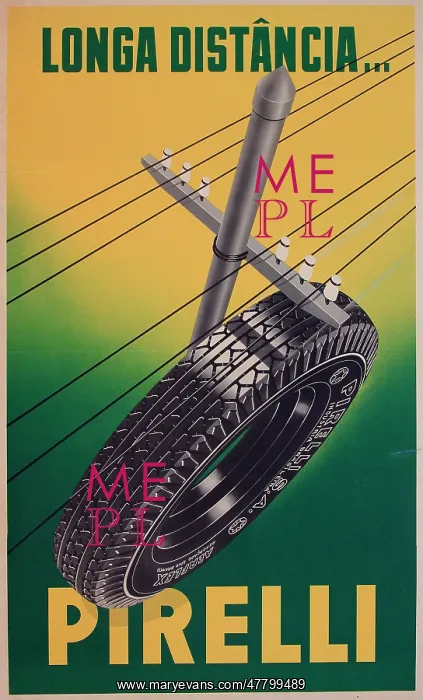 : Poster, Pirelli Long Distance tyres : Poster, Pirelli Long Distance tyres