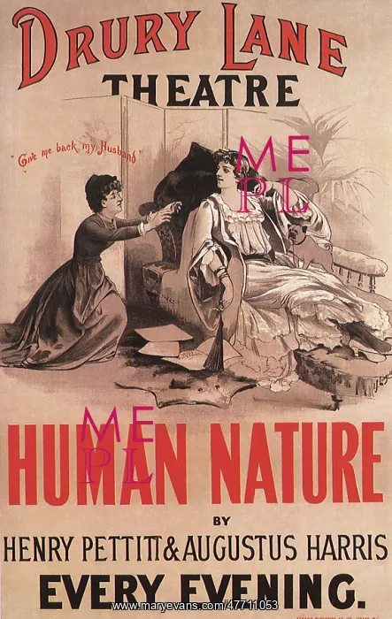  : Poster for the Play - Human Nature