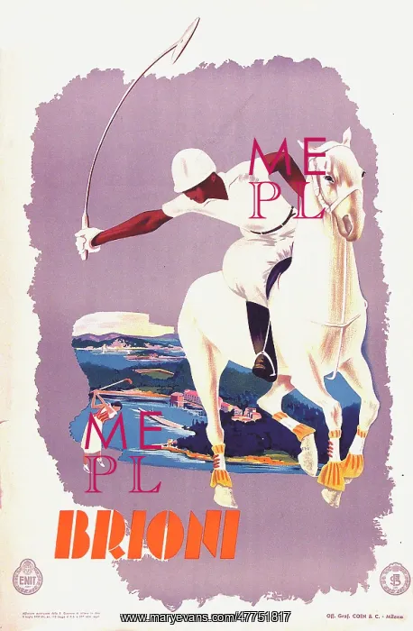: Poster, Polo Player - Brioni : Poster, Polo Player - Brioni