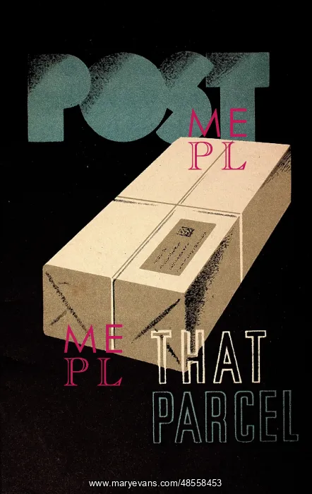 : Poster, Post That Parcel