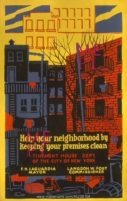 : Poster promoting better living conditions ? : Poster promoting better living conditions ?