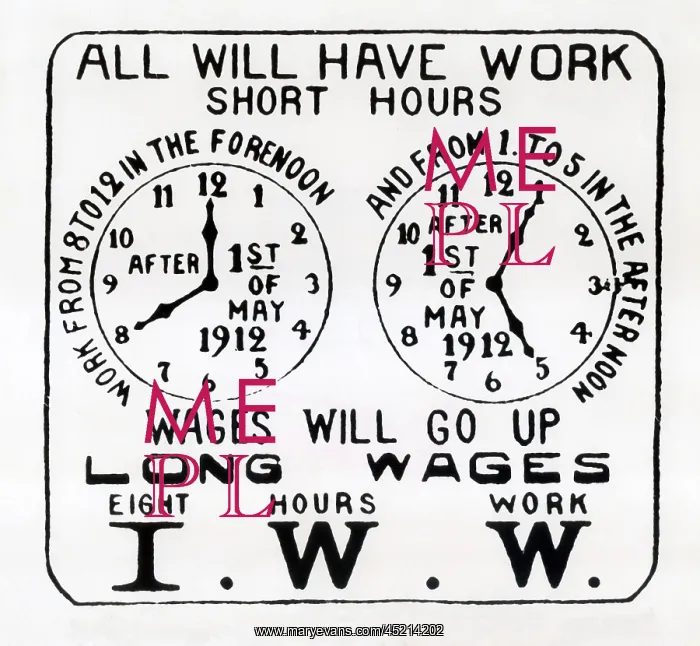 : Poster promoting the I.W.W. campaign for ? : Poster promoting the I.W.W. campaign for ?