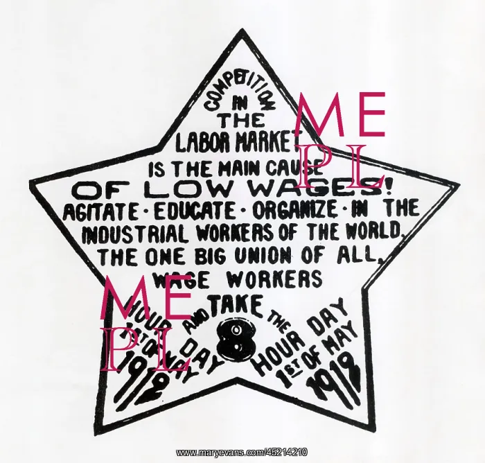  : Poster promoting the I.W.W. campaign for ?