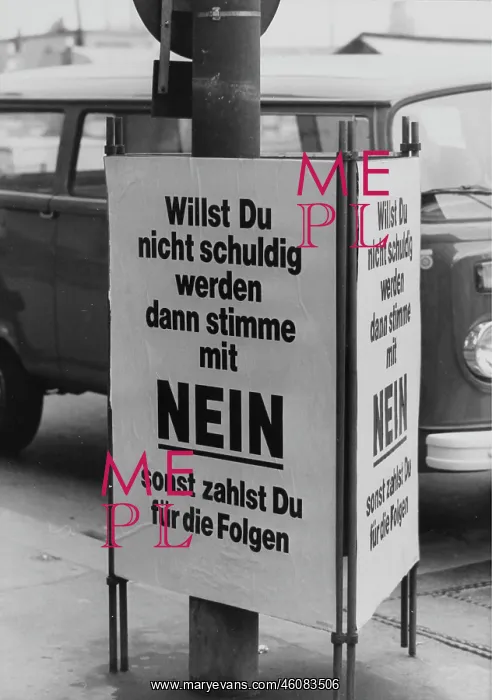 : Poster for the referendum on the Zwentendorf nuclear : Poster for the referendum on the Zwentendorf nuclear
