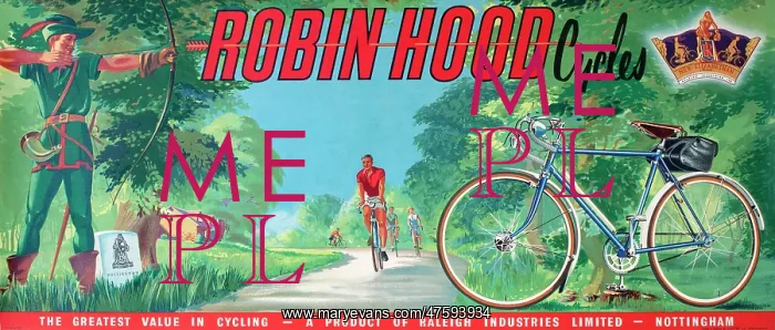 : Poster, Robin Hood Cycles : Poster, Robin Hood Cycles