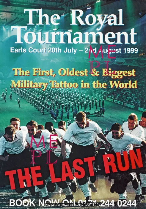 : Poster for the Royal Tournament 1999 : Poster for the Royal Tournament 1999