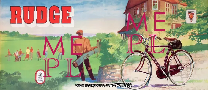 : Poster, Rudge bicycles : Poster, Rudge bicycles