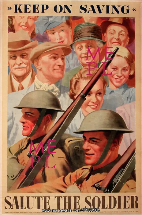 : Poster, Keep on Saving, Salute the Soldier : Poster, Keep on Saving, Salute the Soldier