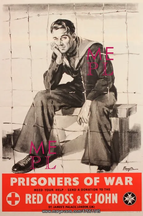 : Poster seeking donations for Prisoners of War : Poster seeking donations for Prisoners of War