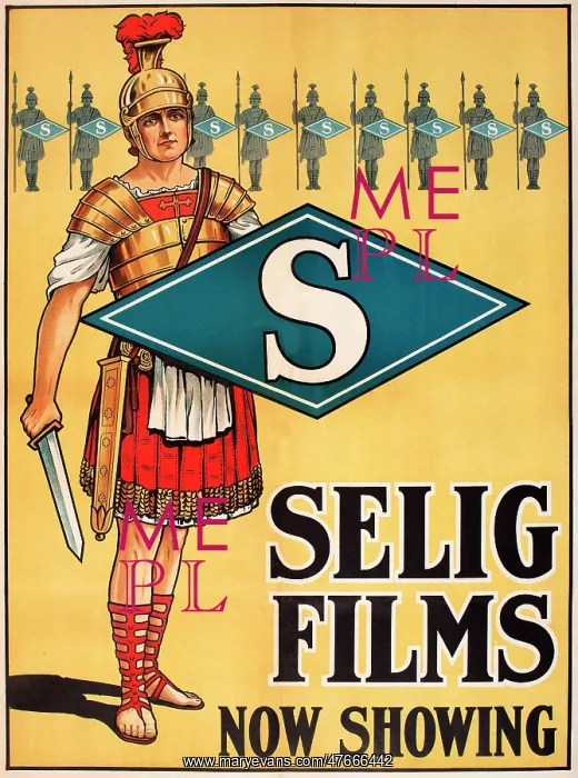 : Poster, Selig Films, now showing : Poster, Selig Films, now showing